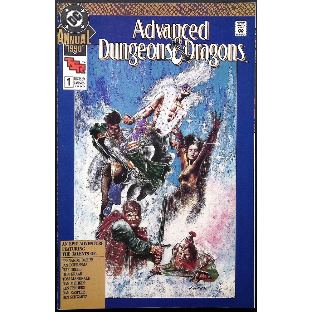 DC Comics Comic Book Advanced Dungeons‎ & Dragons Annual #1 1990 Vintage Fantasy